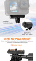 Adaptador De Montaje Rápido Para GoPro HERO13 Black Acción Base Fija De Metal Compatible Con Cámara De Acción GoPro Kit De Accesorios - details 2