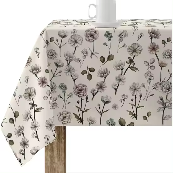 BL BELUM - Mantel Resinado Antimanchas 100% Algodón - Mantel Varios Tamaños desde 100x140 Mantel Antimanchas No traspasan Líquidos - Mantel tacto Extrasuave - Mantel 100% Made in Spain - 1