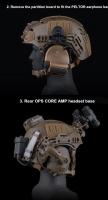 Accesorios Para Casco Wendy 3.0 Guía Lateral De Carril Montaje M-LOK Para Visores Almohadillas De Interior De Casco Correa De Barbilla Para Caza Airsoft Casco Con Sistema FAST Material Nylon - details 4
