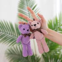 Muñeco De Llavero Oso De Naranja Super Bonito 16cm Peluche Suave Juguete Creativo Regalo De Cumpleaños Para Mujeres Material De Algodón - details 5