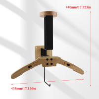 Soporte De Casco De Motocicleta Para Pared Madera Con Gancho Accesorio De Bicicleta Y Llave Todo-en-un Para Hombres Y Mujeres - details 5