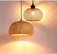 Lámpara Colgante De Bambú Chandelier De Paja Hecho a Mano Fijación En Techo Para Iluminación Interior De Comedor Y Restaurantes - details 1