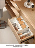 Organizador De Cajones Retráctil Para Escritorio Ajustable En Longitud Caja De Almacenamiento Compartment Estuche Para Ropa Y Maquillaje - details 6