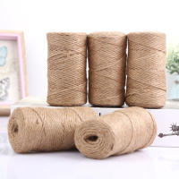 Cuerda De Jute Natural 100M 1mm 2mm 3mm Para Empaques De Regalos Eventos Navideños Y Fiestas Cordón De Henequén Ecológico De Alta Tenacidad - details 2