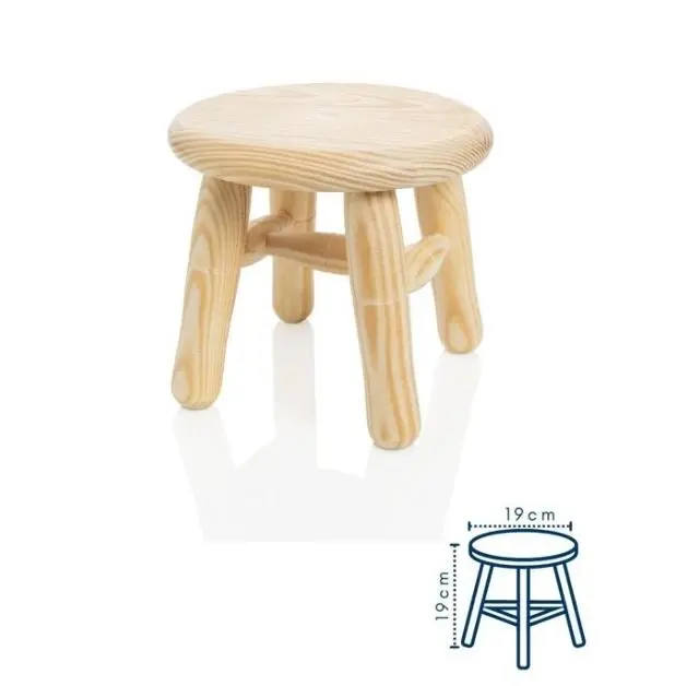 C.A - Taburetes Cuadrados de Diseño Nórdico para Cocina y Bar con Reposapiés en Madera - 1