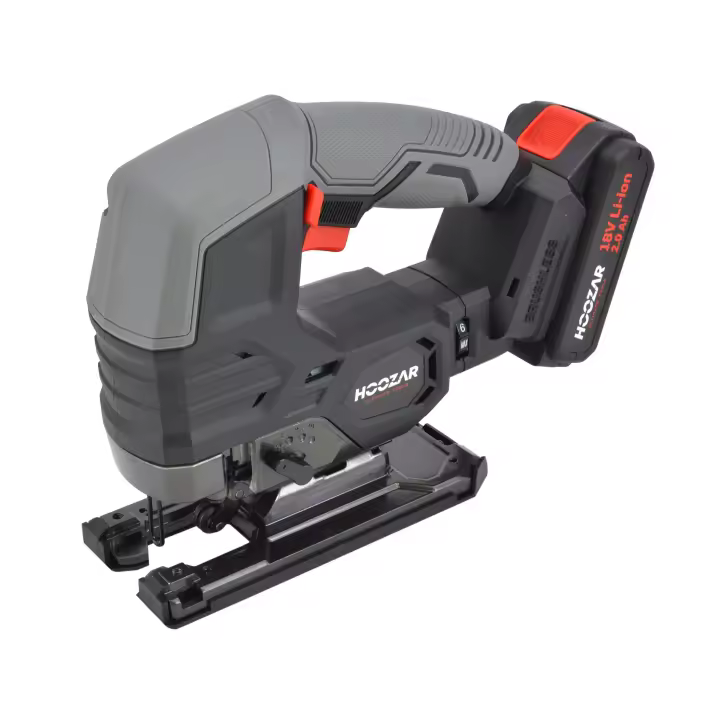 Hoozar wyrzynarka bezszczotkowa 18v 1x2.0ah js10bl - 1