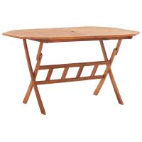 vidaXL Mesa de jardín plegable madera maciza de acacia en dimensiones 135x85x75 cm/110x75 cm/60x75 cm y más | estructura resistente ideal para salón dormitorio o estudio - details 0