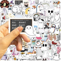 100pcs Pegatinas De Fantasma Lindo Impermeables Para Botella De Agua Y Portátil Pegatinas Pequeñas De Fantasma Divertido Para Decoración - details 6