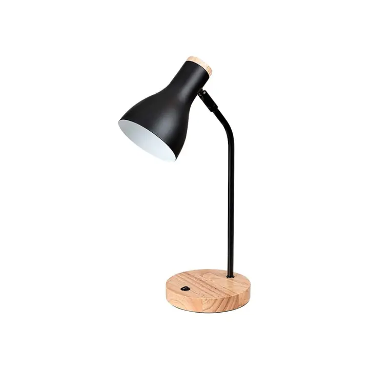Lampara Flexo Excritorio Negro mate E14 Metal FERB  RABALUX - 1