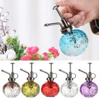Botella De Rociador De Vidrio Y Metal Para Jardín Retro Con Tapa De Presión Y Rostrón De Alta Atomización Herramienta De Riego Para Plantas Capacidad 240ML Tamaño 9*16cm - details 0