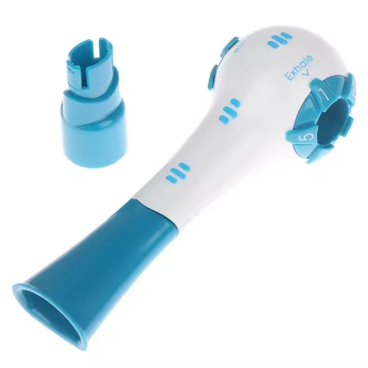 Entrenador De Respiración Portátil Con Resistencia Ajustable Herramienta De Expansión Pulmonar Para Corredores Y Ejercicios Abdominales - 1