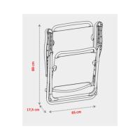2 Sillas de Playa - Reclinable con Asas - Pack de 2 - Morado - Silla de Playa plegable | XHC BRICO - details 2