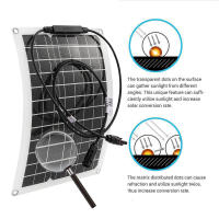 Panel Solar Flexible De 300W 18V Con Controlador De 10A-100A Kit De Batería Para Uso En El Hogar Turismo Coche RV Camping Al Aire Libre - details 0