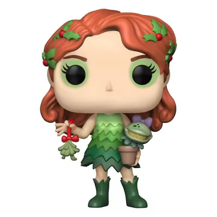 Dc comics figura pop! heroes vinyl holiday '24- poison ivy 9 cm - 1