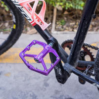 Pedal De Bicicleta MTB Ultraligero ZTTO CNC Aleación De Aluminio AM Enduro Con Rodamientos Llanos Tornillo 9/16 Para Bicicleta De Montaña Gris - details 7
