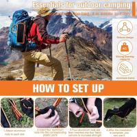 Silla de Camping Plegable,Silla Plegable Camping, Silla Plegable Ultraligera Compacta Portátil with Bolsa de Almacenamiento portátil,Ligera para Jardín,Playa, Pesca, Camping,Viajes,Senderismo - details 1