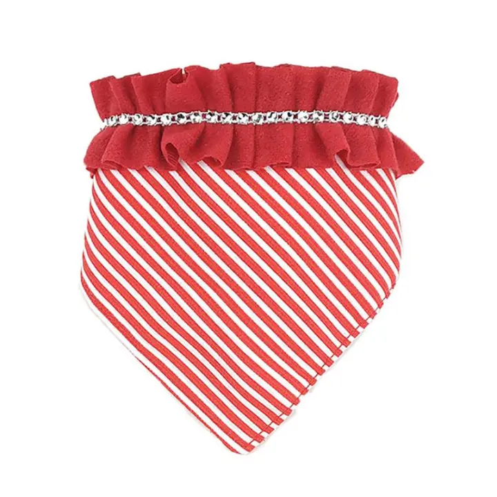 Pañuelo para perro pequeño, Passion Rouge, Bandana para perros y gato - 1