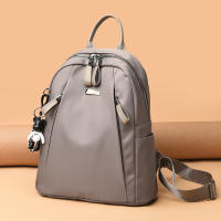 Mochila informal de de de gran capacidad para mujer, bolso hombro tela impermeable, antirrobo, estil - details 27
