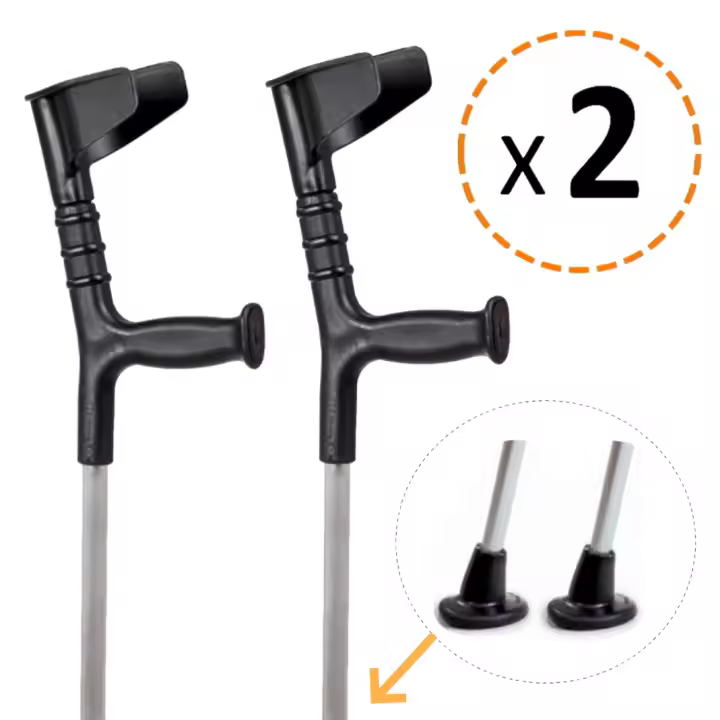 Muletas Regulables con Conteras Anchas Ortoprime Ortoprime - 1