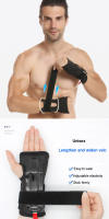 AOLIKES 1Par De Protección De Muñeca Para Esquí Y Snowboard Guantes De Protección De Mano Protetores De Palma Para Hombres Y Mujeres - details 4
