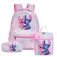 Mochila De Escuela Para Niños Y Niñas Anime Kawaii Cartoon Mochila Primaria Para Niños Y Niñas Bolsa Escolar De Dibujos Animados Stitch - details 38