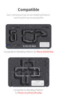 Plataforma De Reflambeo QIANLI Para Series iPhone X 11 12 13 14 Con Estación De Plantación De Cinc Y Stencil Herramienta Manual De Alta Calidad - details 1