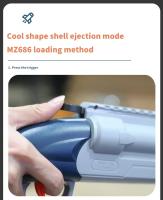 Pistola De Juguete MZ686 Para Niños Doble Recámara Disparo De Bala Suave Arma De Juego Para Niños Rifle Máquina De Disparar - details 4