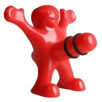 Abreviador De Vino Rojo Villano Broma Para Cerveza Pequeño Hombre Rojo Regalo Para San Valentín Navidad Fiesta De Casa - details 2