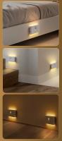 Lámpara De Sución Magnética Inteligente LED Recargable Luz Nocturna Para Pasillo Escalera Dormitorio Sensor De Movimiento Humano - details 24