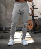 Nuevos Pantalones De Entrenamiento Para Hombre 2024 Primavera Y Otoño Color Sólido Deportivos Cómodos Para Exterior Y Fitness Con Bolsillos De Camuflaje - details 57