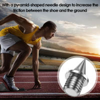 100Pcs Pitones De Acero Para Zapatillas De Deporte Antideslizantes Y Ligeras Reemplazo Para Correr Y Caminar - details 8