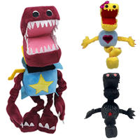 Muñeco De Peluche Boxy Boo 35cm Rojo Robot Juguete De Rol De Videojuegos Regalo De Cumpleaños Para Niños Relleno De Algodón PP - details 1