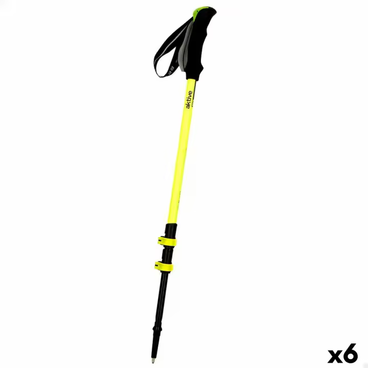 Bastón Trekking Aktive 5 x 135 x 4 cm (6 Unidades) - 1