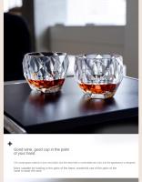 Vaso De Cristal Para Whiskey Uso Doméstico Barra Bebidas Agua Y Fiesta Regalo Para Bodas Y Hoteles - details 1