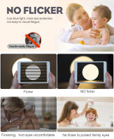 Lámpara De Techo LED Inteligente MANVIV Con Control Remoto/App Luz Dimmerable Decoración Para El Hogar Y Habitaciones Modernas Incluye Bombillas - details 6