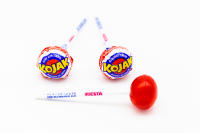 Fiesta Kojak Cereza 20 Unds. Caja con Chupa Chups de Sabor Original y Chicle en Su Interior - details 0