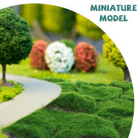 Alfombra De Túnel Artificial De Moss Falso Para Decoración De Hogar Alfombra De Hierba Artificial De Poliéster Para DIY - details 7