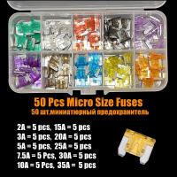 Kit De Fusibles Para Coche Medio Mini Con Almacenamiento 2A/3A/5A/7.5A/10A/15A/20A/25A/30A/35A Amperio Set De Fusibles De Hoja - details 6