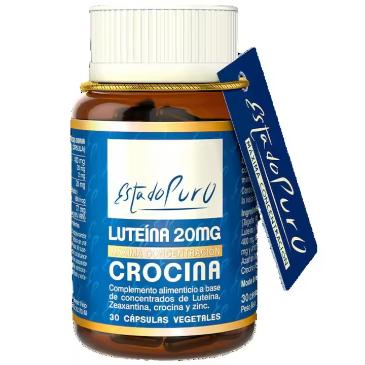 TONGIL-LUTEINA CROCINA 30 Cápsulas - Complemento Alimenticio para la Salud Visual y Reducción de la Hipertensión Ocular - Marca Tongil - 1