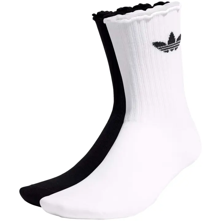 Calcetines Adidas Ruffle Crew 2Pack para mujer en color blanco - 1