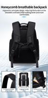 Mochila Multifuncional Para Hombre Fenruien 43L Capacidad Grande Con Cargador USB Impermeable Y Portátil Para Viajes - details 6