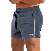 Shorts De Verano Para Deportes De Running Para Hombres Corte Ajustado Tres Puntos Con Bolsillo De Cremallera Rápido Secado Entrenamiento Fitness - details 15