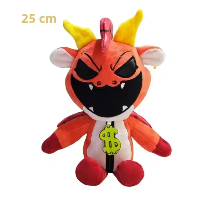 Muñeco De Peluche Terrífico De 25 Cm En Forma De Oveja Ideal Para Regalo De Halloween Y Navidad Para Niñas Material Suave De Poliéster Relleno De Algodón PP - 1