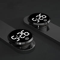 Reloj Digital LED Mini Para Coche Tipo Toque Adorno Automotriz Stick-On Interno Pantalla Táctil Para Vehículos - details 13
