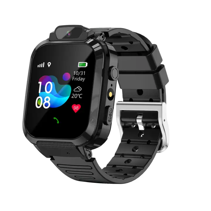 Reloj Inteligente para Niños con Rastreador GPS y Videollamada SMS Reloj Teléfono para Niños de 5 a 12 Años, 12/24 Horas Llamada SOS Chat de Voz Despertador Cámara Podómetro Modo Deportivo Rastreador de Reloj GPS - 1