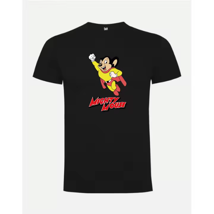 Camiseta roly hombre super raton en impresión dtf de máxima calidad y durabilidad - 1