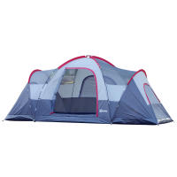 Outsunny Tienda de Campaña para 5-6 Personas Impermeable 3000mm+ Prueba de UV con Bolsa de Transporte y Gancho para Luz de Camping 455x230x180 cm - details 0