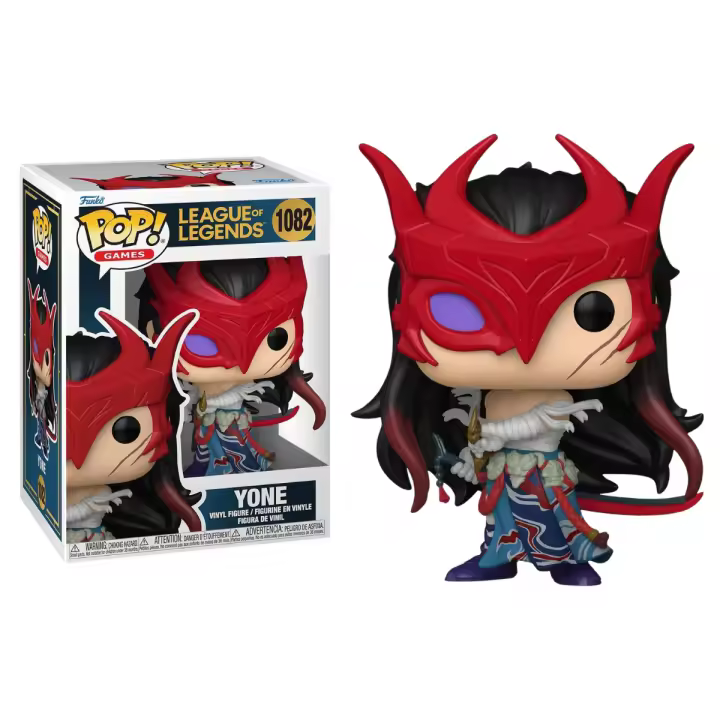 FUNKO POP! LEAGUE OF LEGENDS - YONE, 83859, Nº1082, PRODUCTO CON LICENCIA OFICIAL - 1