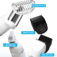 BIT Afeitadora eléctrica para mujer, recortadora de bikini, afeitadora eléctrica 5 en 1 para piernas, axilas y vello púbico, kit de depilación para mujer para uso en seco y húmedo, afeitadora recargable para mujer, recortadora de vello corporal - details 6
