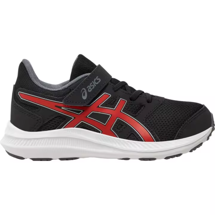 Zapatillas Asics Jolt 4 Ps Negro Rojo Fiery 1014A299-008 Running Niño Niña - 1